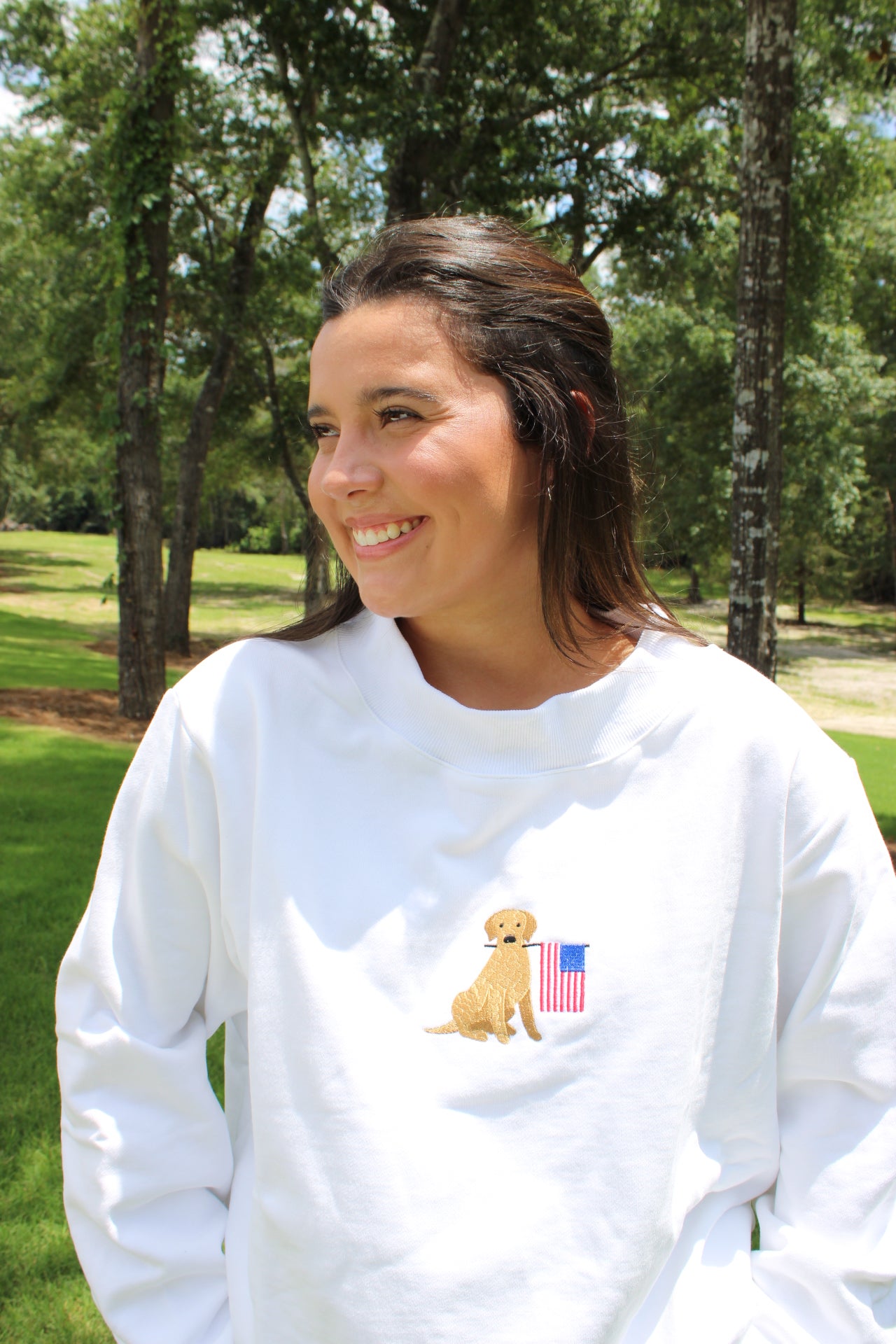 America mockneck sweatshirt