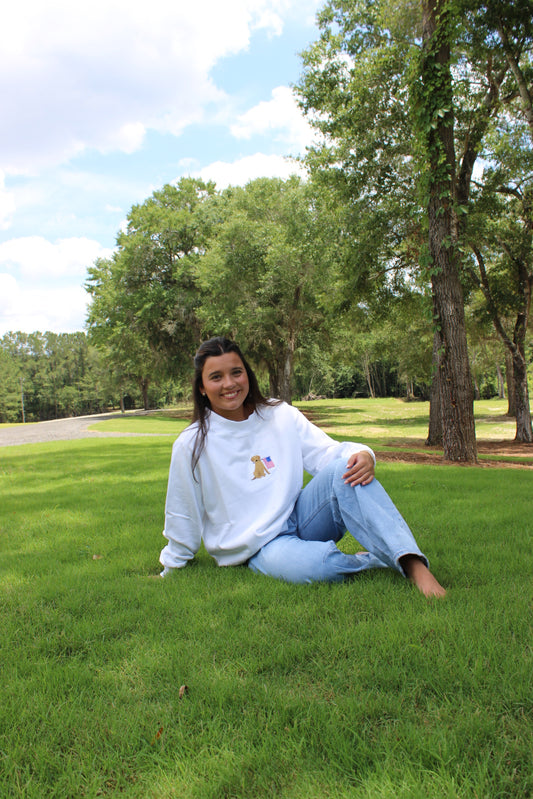 America mockneck sweatshirt