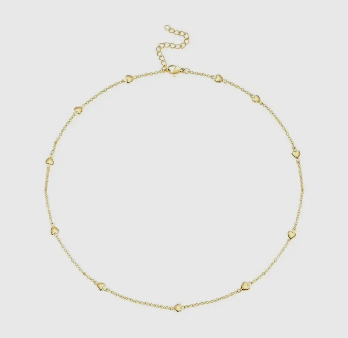 Endless hearts necklace