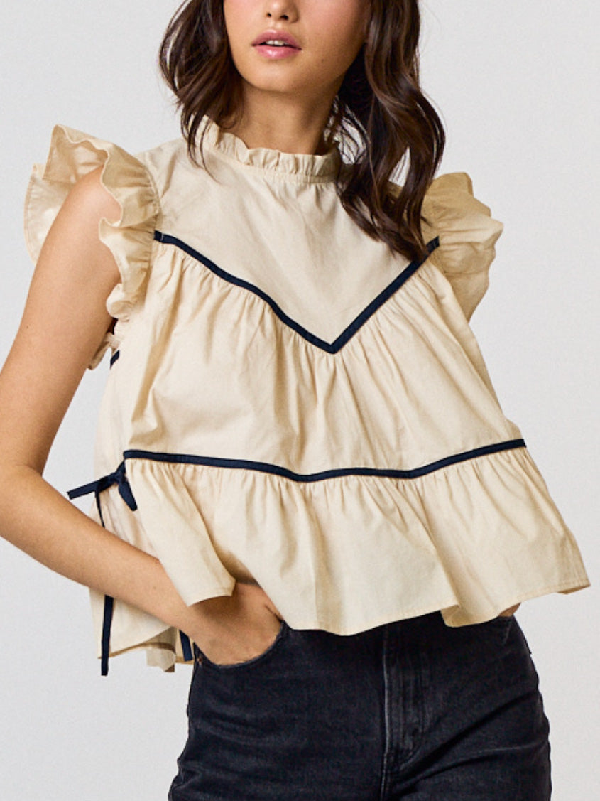 Perfectly ruffled top